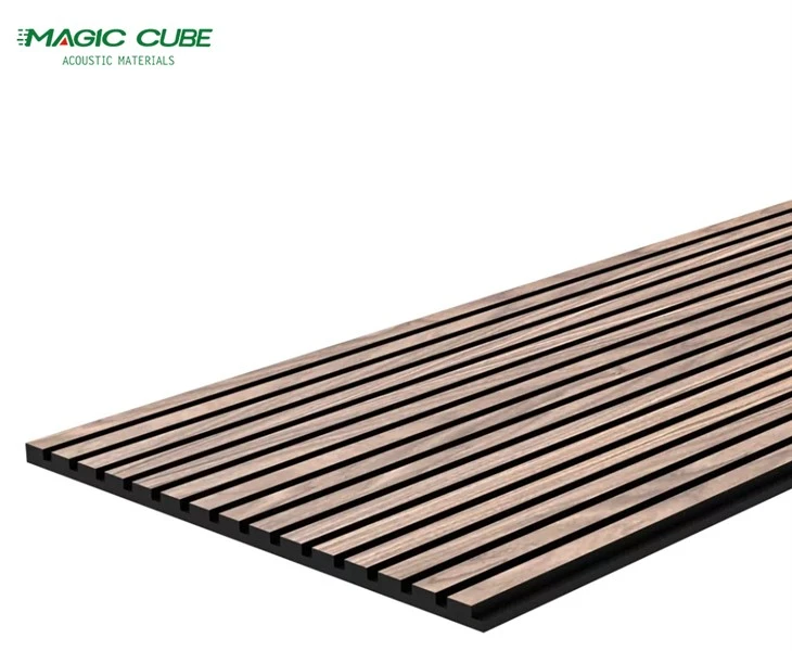Soundproof Akupanel Modern Wooden Slat Panels