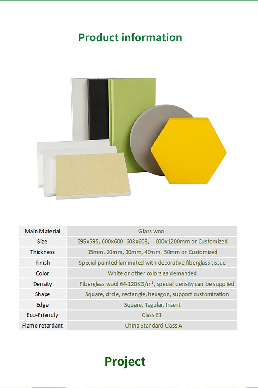 5decorative acoustic glass wool blanket