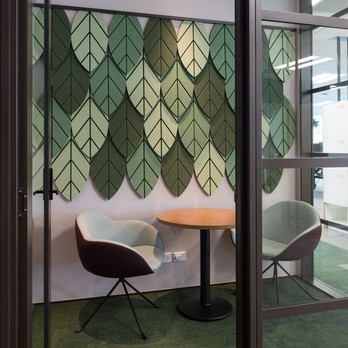 felt wall panel with cutting felt wall panel with cutting