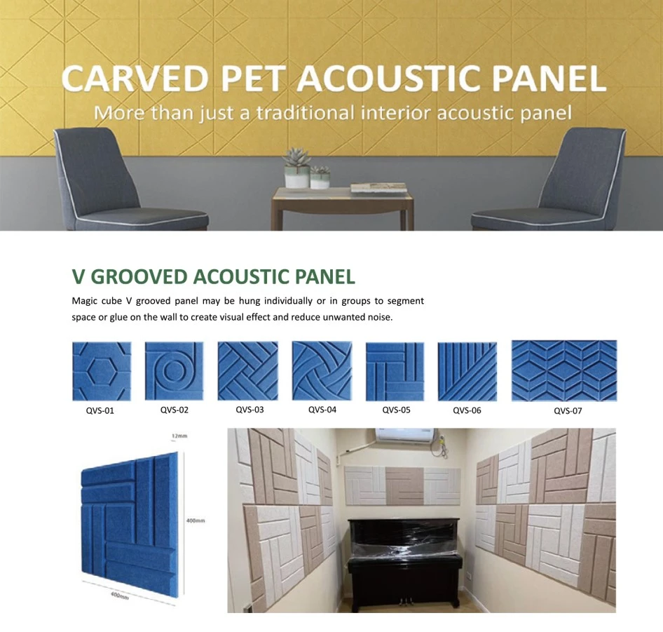 polyester fiber Sound-absorbing panel6