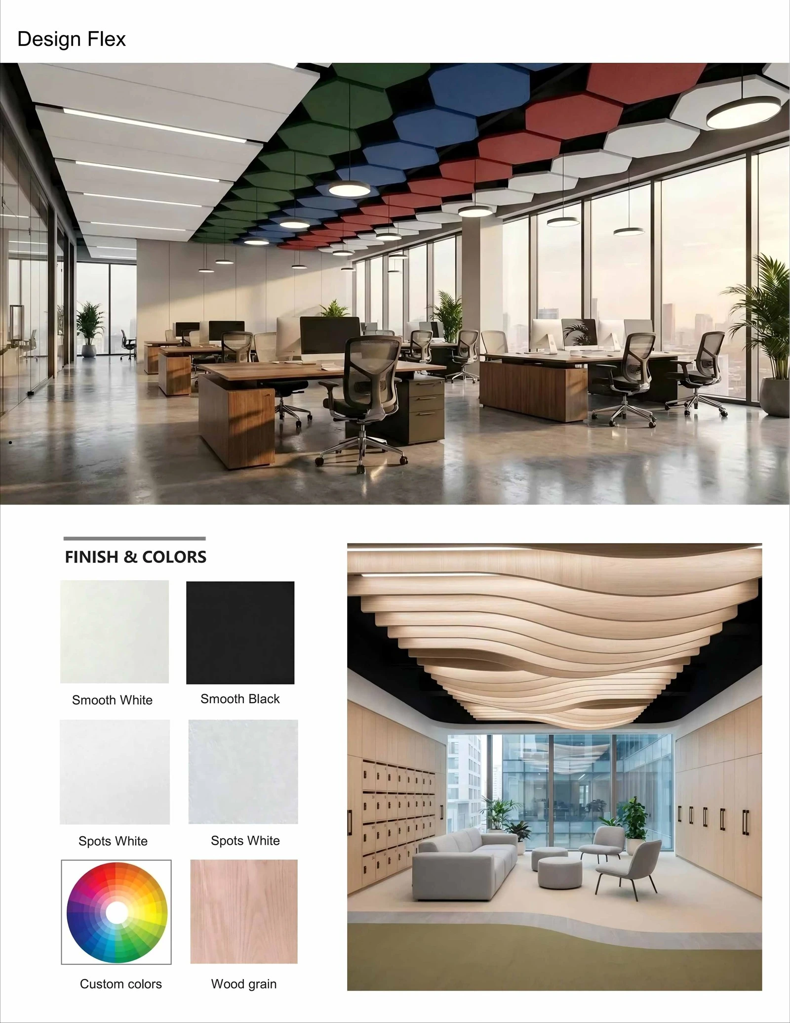 Custom Color Fiberglass Ceiling Board Custom Color Fiberglass Ceiling Board