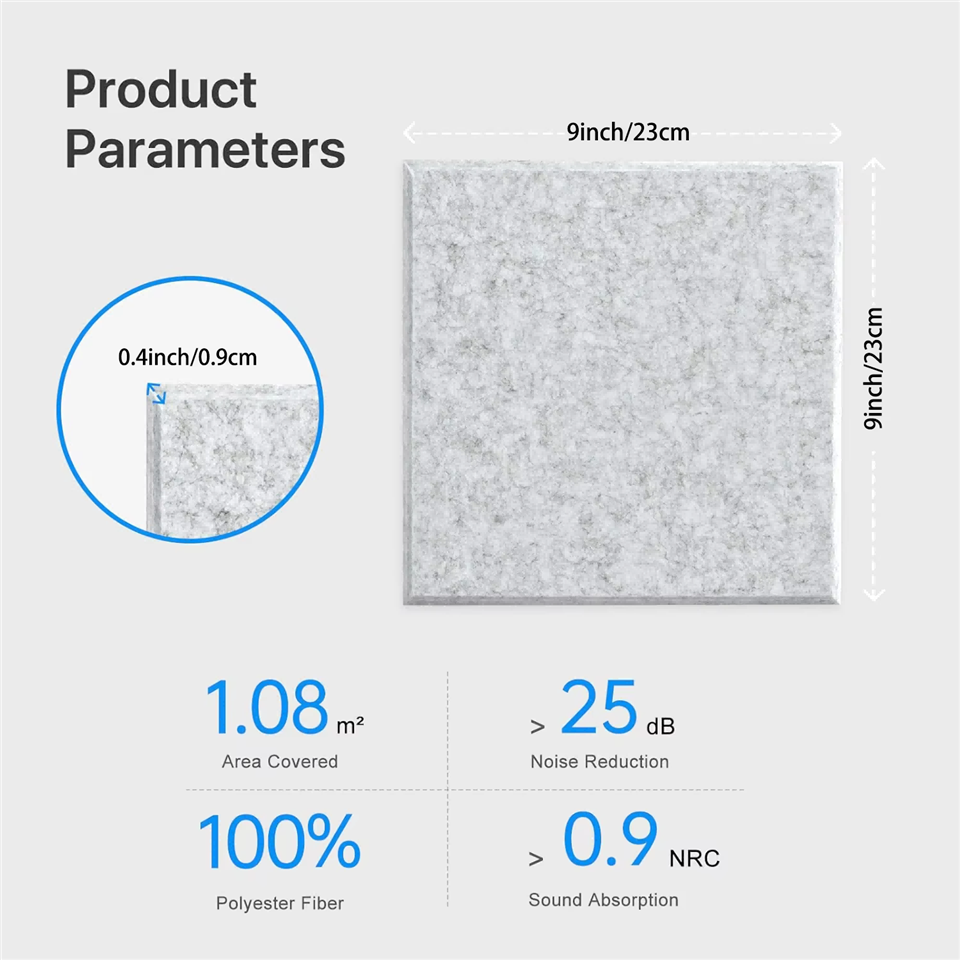 Polyester Sound Absorbing Wall Panels factory