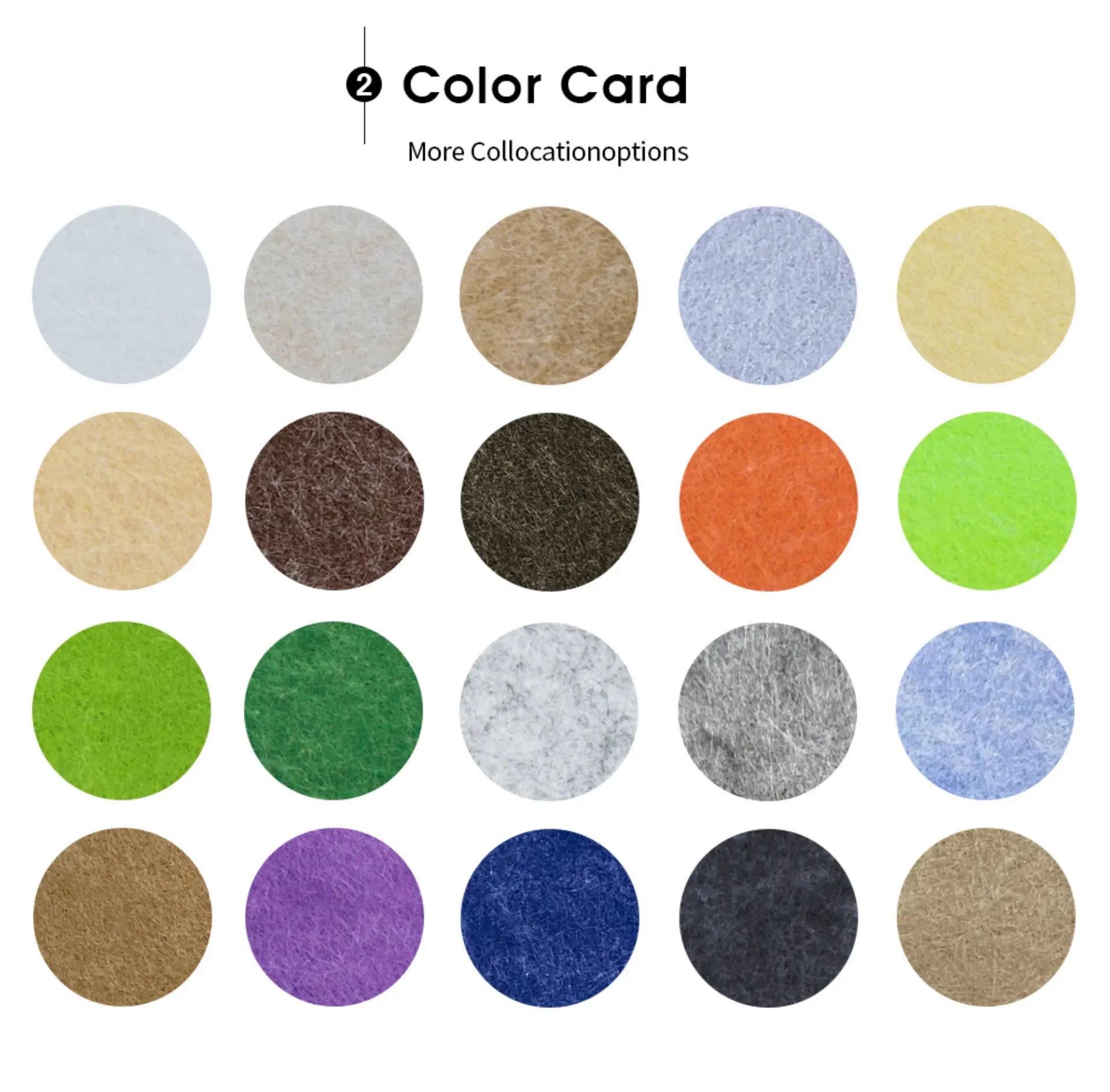 4felt wall panels color