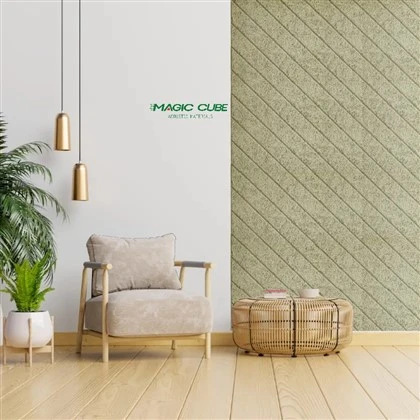 Colorful Interior Decorating Wood Wool Panel