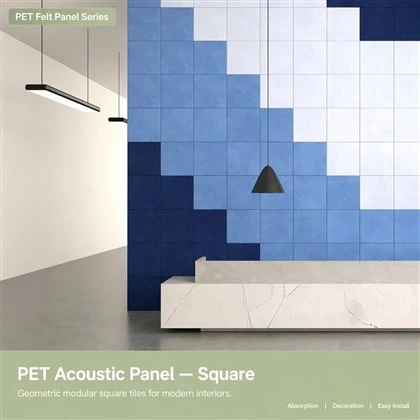 Eco-Friendly Polyester Fiber Sound Absorbing Board